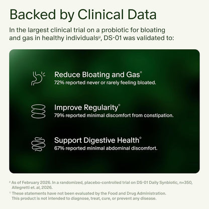 Seed DS-01 Daily Synbiotic - Adult Probiotic + Prebiotic
